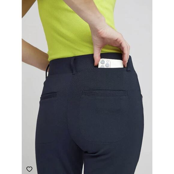 Betabrand Dress Yoga Pants Straight Leg Knit Career Workout‎ Trousers Size Small - Picture 6 of 7